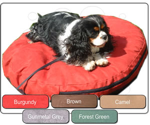 Memory Foam Crumb Filled Round Pet Dog Bed