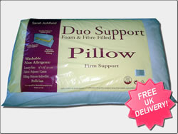 Duo Support Orthopaedic Foam And Fibre Filled Pillow (48x74cm)