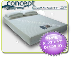 ‘Orthopedic’  Foam Mattresses - Concept Comfort 27 - 15cm