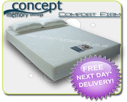 Firm Orthopaedic Foam mattresses - Concept Comfort 