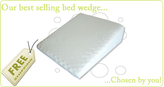 Bed Wedge Pillow Cure Acid Reflux, Stomach Acid, Gerd and Heartburn