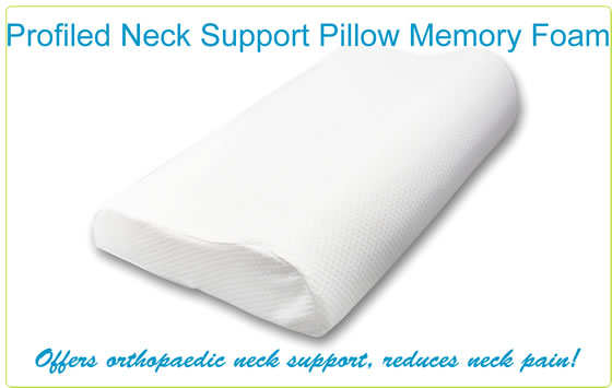 Contour memory foam pillow Neck pillow Orthopaedic pillow